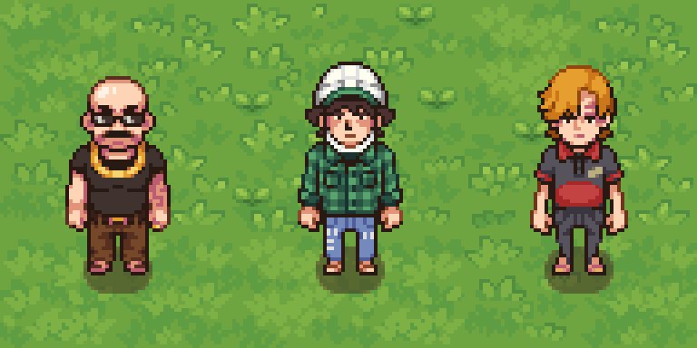 Pixel Art Male Character Preview